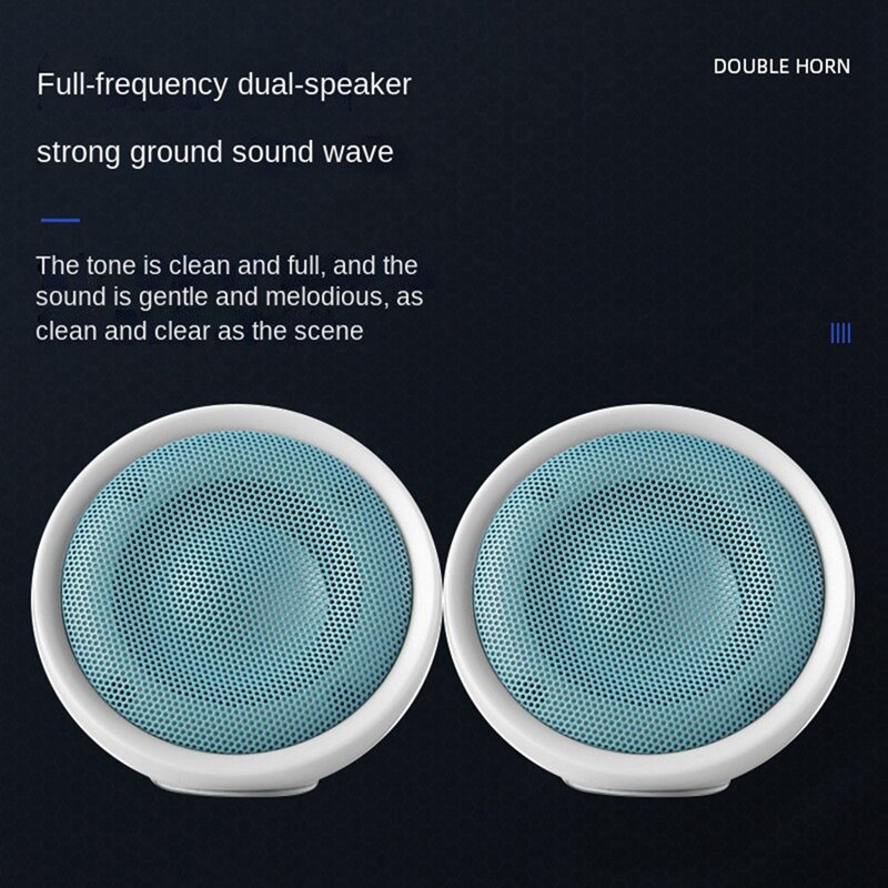Computer Speakers Stereo 2.0 USB Powered 3.5Mm Auxiliary Multimedia Speakers PC Laptop Desktop Speakers