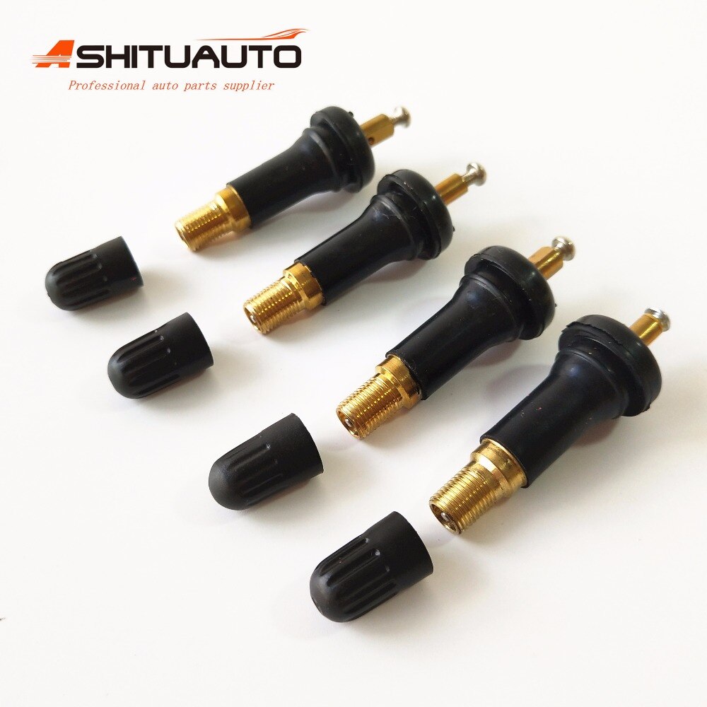 4 Stuks Rubber Snap In Tpms Ventiel Service Kit Voor Buick/Cadillac/Chevrolet 15263240 20008 9L3Z1700A 68058766AA 28194SC000