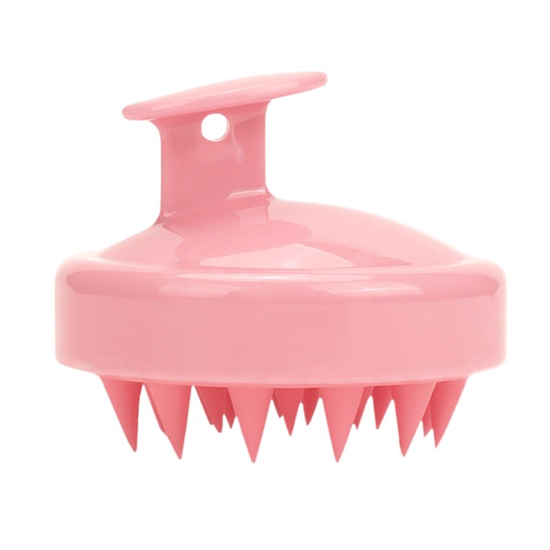 Siliconen Borstel Shampoo Hoofdhuid Borstel Kam Hoofd Spa Afslanken Massage Borstel Body Haar Wassen Kam Douche Bad Borstel 1 stuks: HB8813PK