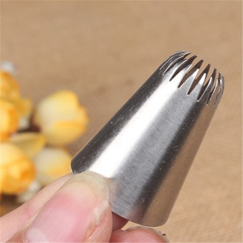 #195 Grote Size Cake Decorating Pastry Piping Nozzle Icing Tips Bakvormen Keuken Cookies Gereedschap Roestvrij Staal Cake Gereedschappen