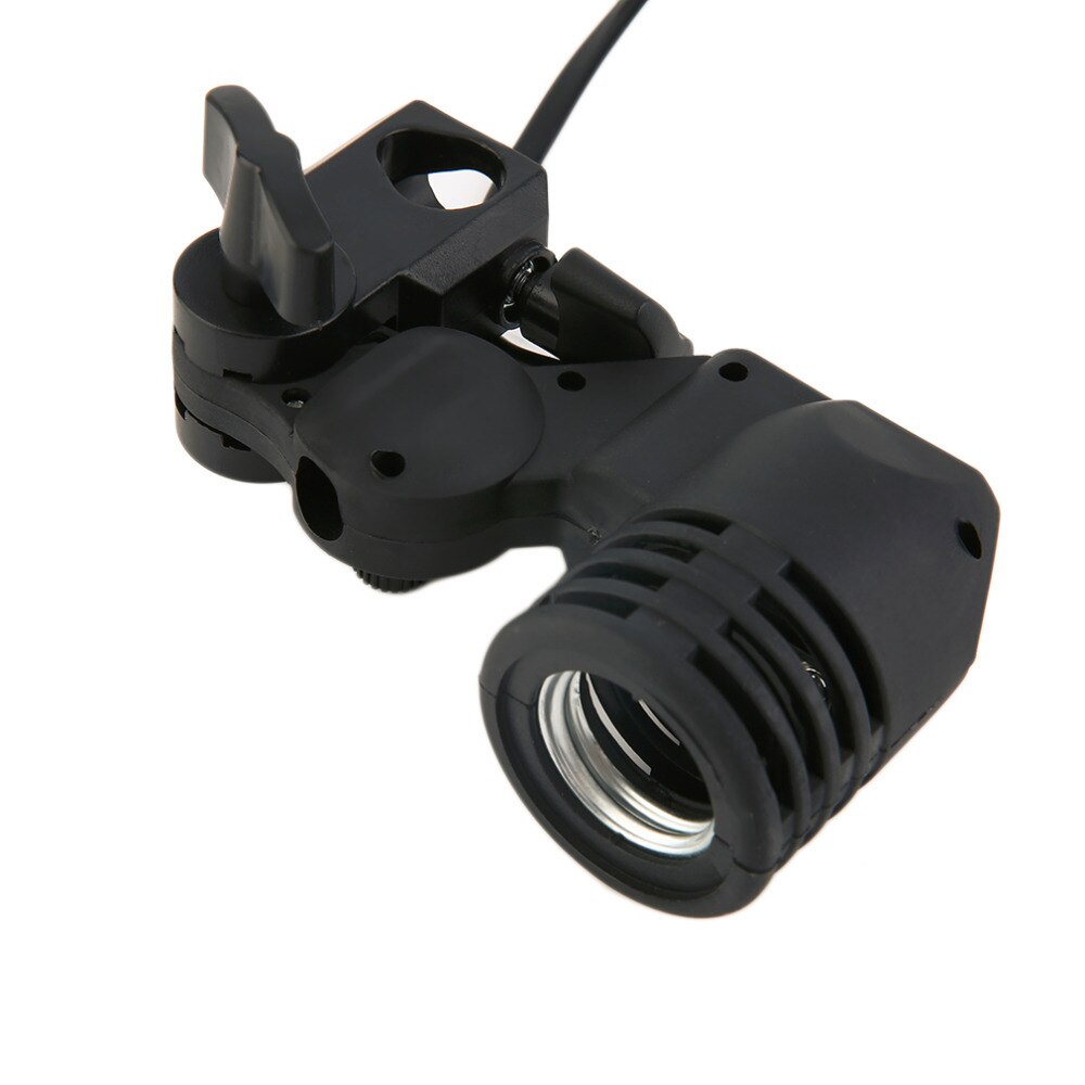 E27 Einzigen Kopf Lampe Halfter E27 Buchse Blitz Regenschirm Halterung Foto Beleuchtung Birne Halfter Für Fotografie Studio Zubehör