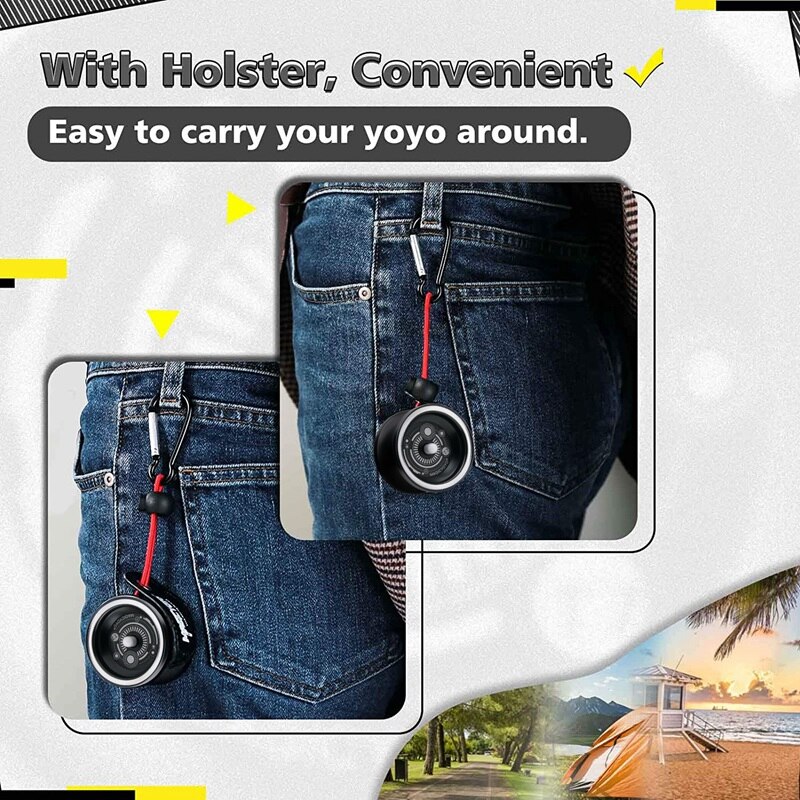MAGICYOYO T7 Beginner Yoyo for Kids,Responsive Yoyo Easy to Return and Practise String Tricks,5 Yoyo Strings,Yo-Yo Holster,Glove