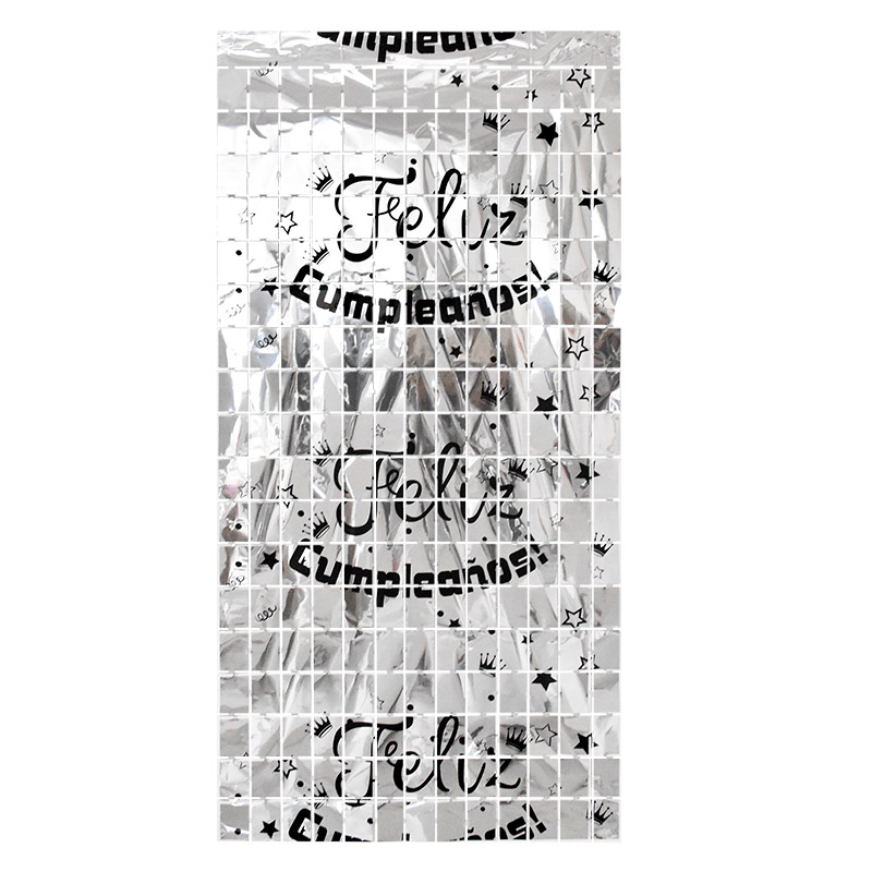 2m*1m Party Backdrop Curtain Metallic Foil Glitter Wall Backdrop Birthday Wedding Party Wall Decoration Photo Zone Backdrop: C03