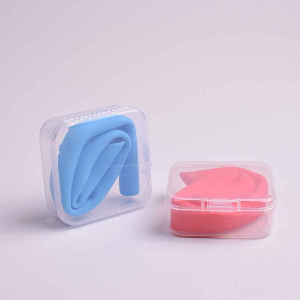 Visual Touch Reusable Silicone Straws Silicone Straws Drinking Cleaning Brush Carrying Case Party Supplies