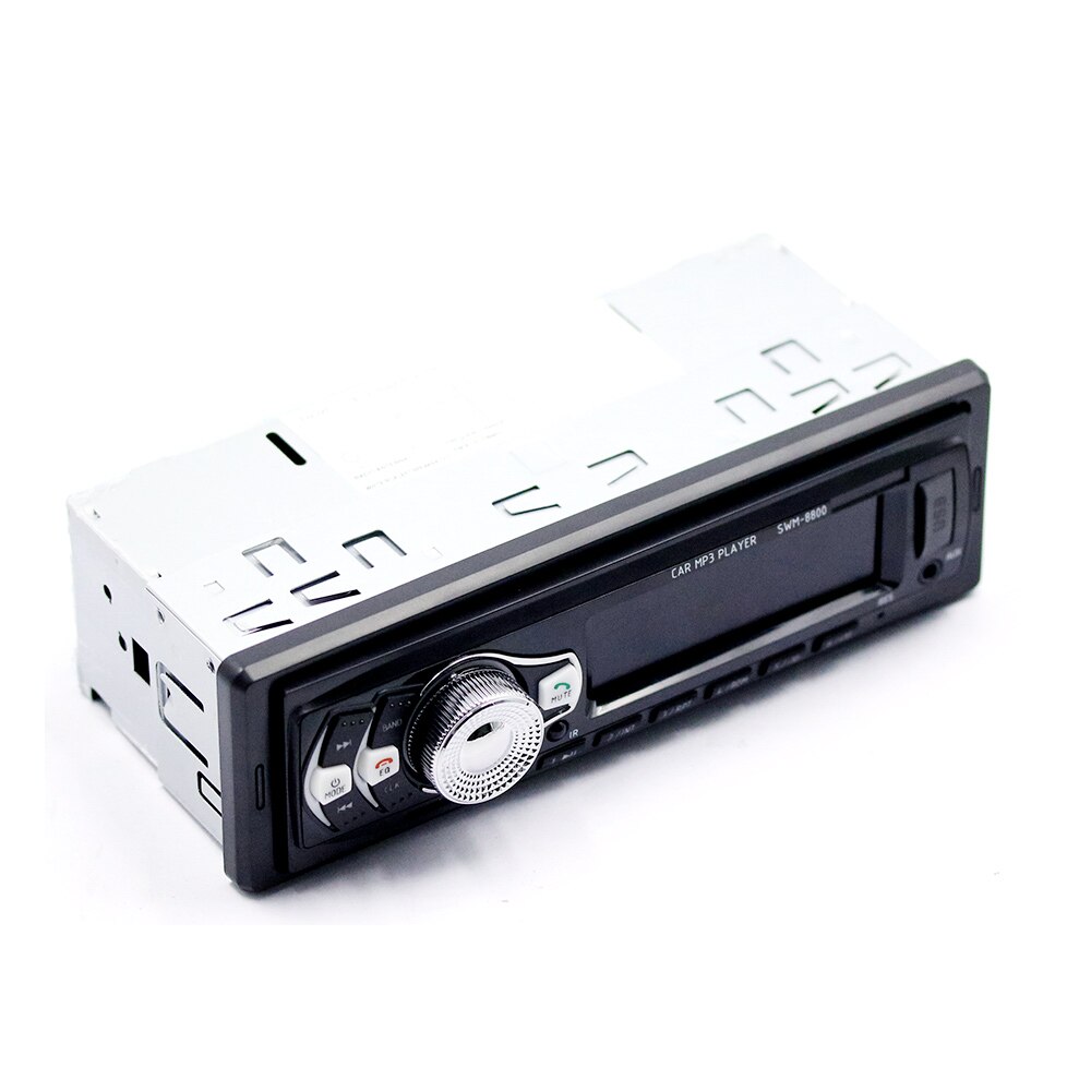 HEVXM 12V Bluetooth Car Radio 1DIN Stereo Audio MP3 Player FM Radio Bluetooth hands-free Receiver Support Aux-input SD USB