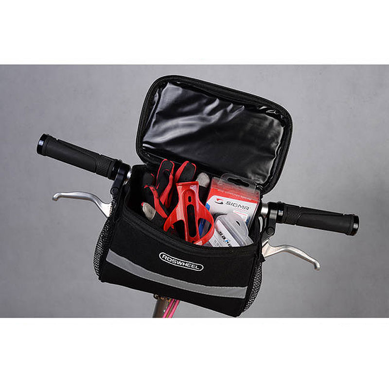 ROSWHEEL Mountainbike Stuurtas PVC Fiets Mand Riding Bike Telefoon Geval Gereedschapstas Fietstas Fietsen Pouch Fiets Tas