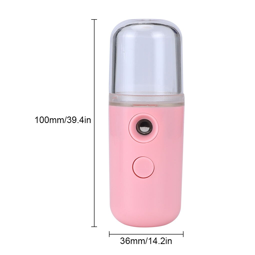 30ml Mini Nano Face Steamer USB Nebulizer Facial Sprayer Humidifier Hydrating Skin Care Sprayer Anti-aging Wrinkle Women Beauty
