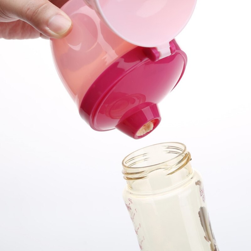Baby Melkpoeder Formule Dispenser Voedsel Fles Container Draagbare Baby Zuigelingenvoeding Melkpoeder 3 Cellen Raster Doos