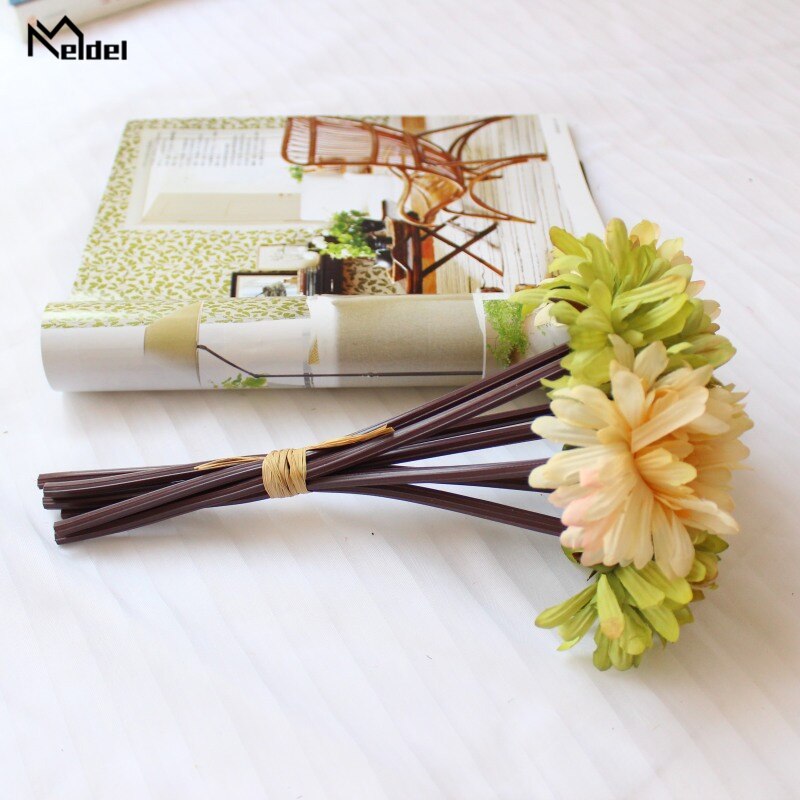 Meldel bruidsboeket gerbera's kunstzijden madeliefjes bruidsmeisjesaccessoires bruidsboeket doe-het-zelf huisdecoraties