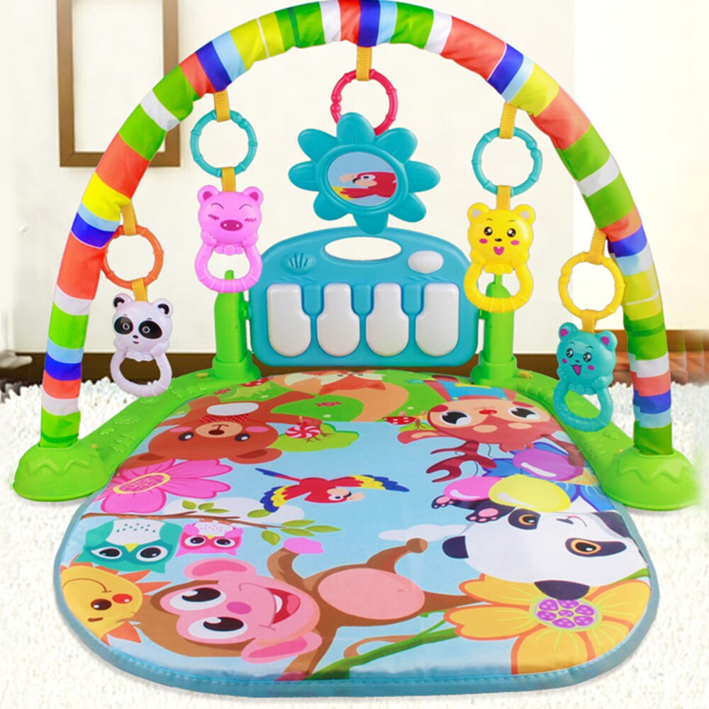 Baby Play Mat Kids Rug Educational Puzzle Carpet With Piano Keyboard Light Animal Baby Gym Crawling Activity Mat Toys