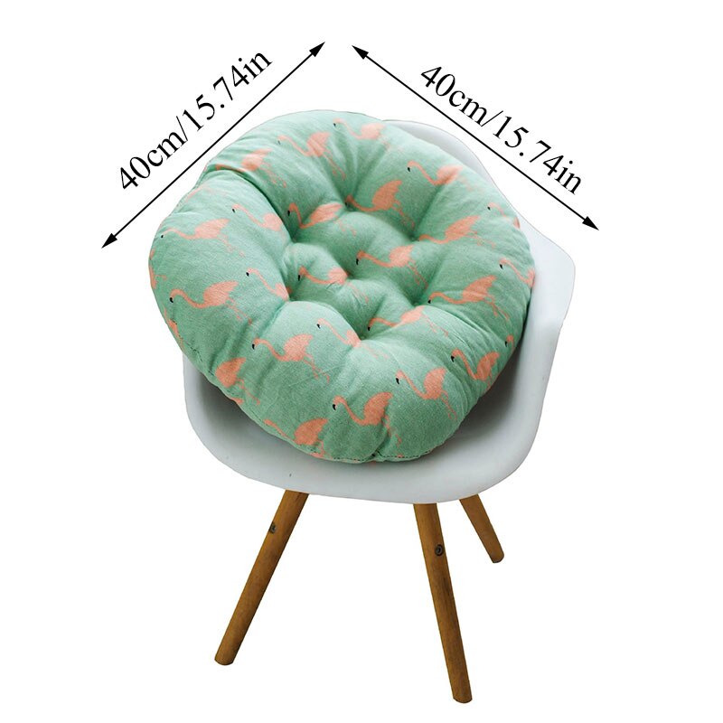 Rund pute 40*40cm kontorstol sofa pute tatami sirkulær dekorasjon sete pute stol puter