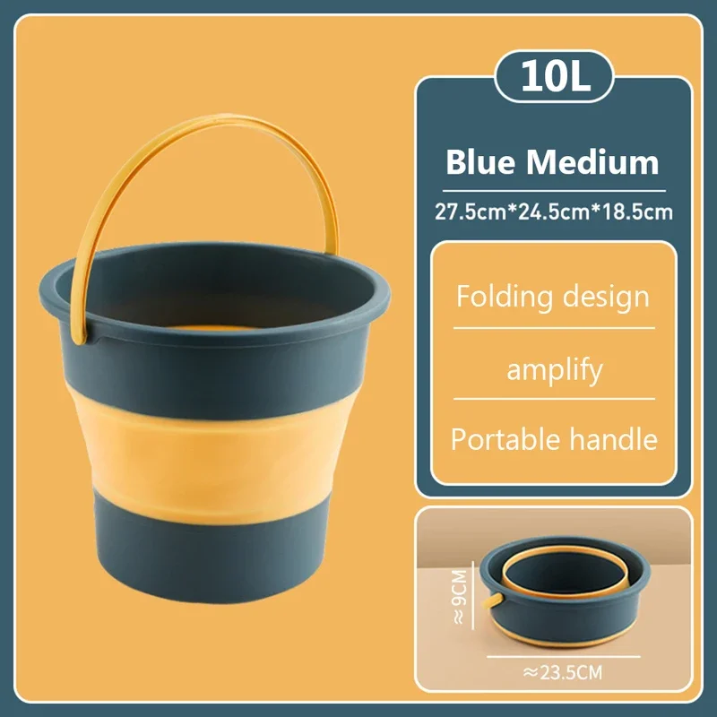 Foldable Footbath Massage Bucket Soaking Bucket Household Sauna Bathtub Folding Basin Spa Foot Bath Bucket Pedicure Bath Bathtub: Clear