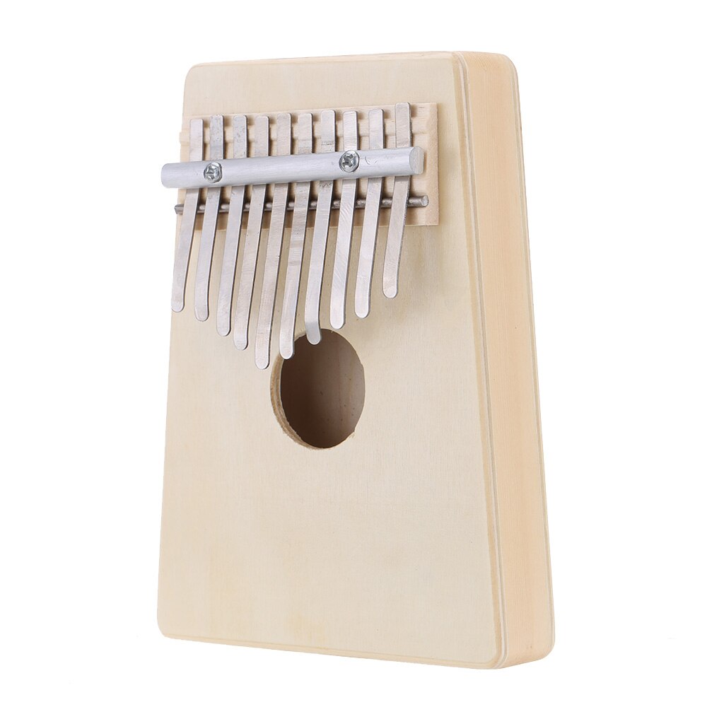 10 Key Mbira Finger Thumb Music Piano Hollow Pine Education Toy Musical Instrument for Music Lover and Beginner