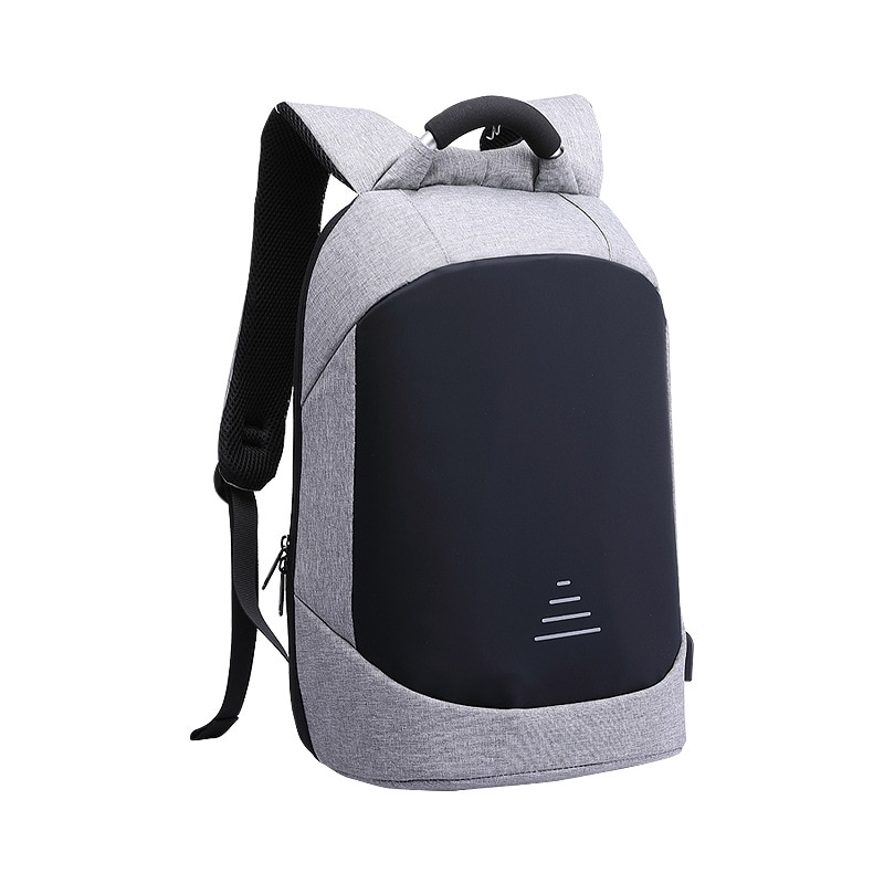 Männer Wasserdichte Anti diebstahl Laptop Rucksäcke Modernistischen Blick Wasserdicht mit USB Lade Port 15,6 Notebook Reise Rucksack