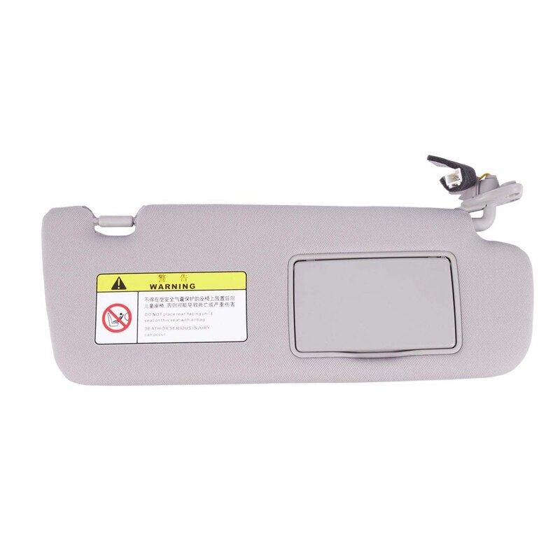 Placa de proteção solar para carro rhd 8520r300, para hyundai 2005 2006 2007 2008 2009 sonata nf nfc cinza: Default Title