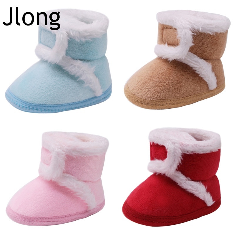 0-18M Winter Warm Baby Boy Meisjes Schoenen Katoenen Truien Laarzen Buit Wieg Babe Unisex Peuter Schoenen
