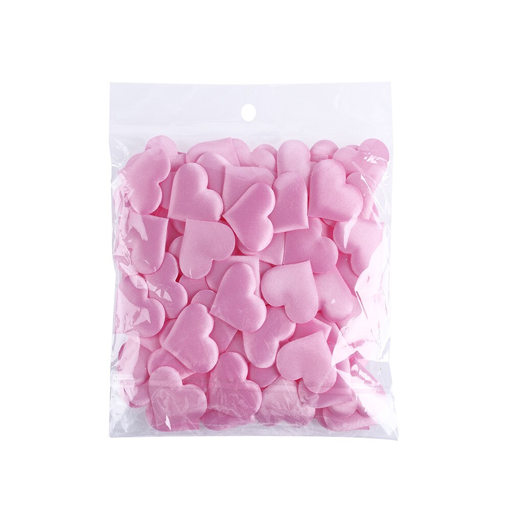 100 Stuks Padded Stof Confetti Gooien Bloemblaadjes Romantische Spons Liefde Hart Tafel Bruid Bruiloft Valentijnsdag Party Decoration: Light Grey