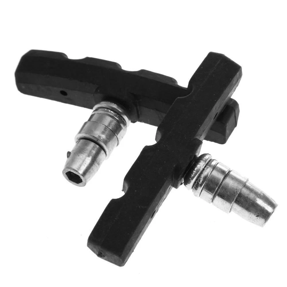 Bloque de freno de goma para bicicleta de montaña y carretera, zapatas de Metal, resistentes al desgaste, accesorios de freno para montar en bicicleta, 20-1 piezas