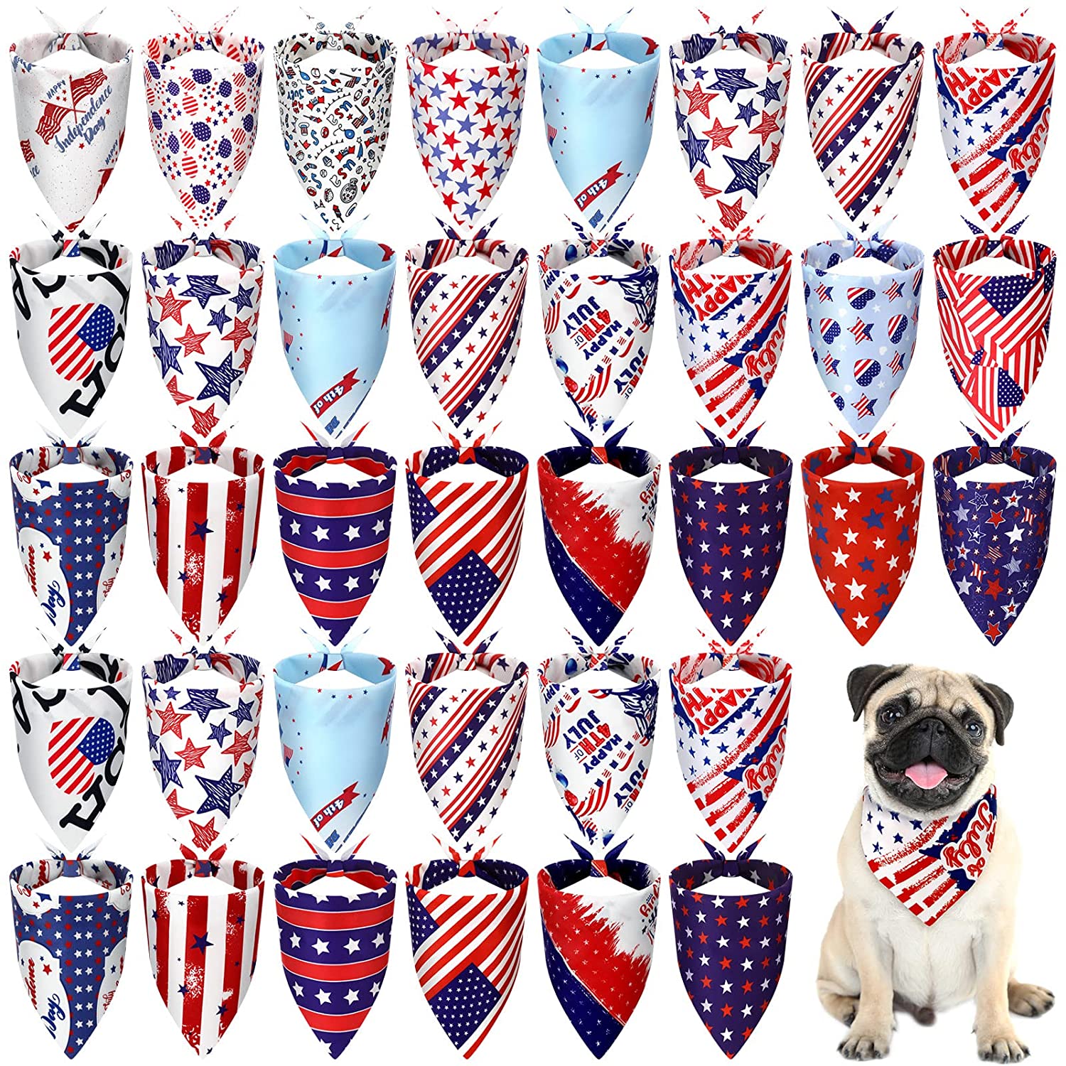 20 paquetes de pañuelos navideños para perros, bufandas triangulares para perros, Baberos para perros de Acción de Gracias y Halloween, pañuelos para accesorios para perros: Morado