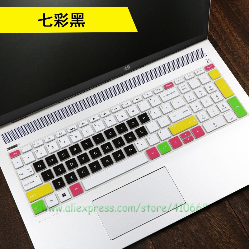 For HP Pavilion Gaming 16 16-A0013tx 16-a0056TX 16 16.1 inch Silicone Notebook Laptop Keyboard Cover Skin Protector Film: Color 2