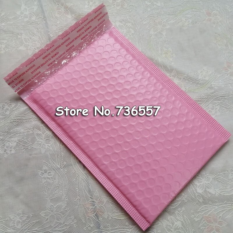 10PCS packaging envelope Light Pink Poly Bubble Mailer Padded Envelope self seal mailing bag bubble envelope envelope
