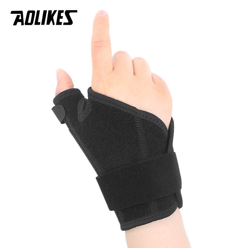 AOLIKES-muñequera de apoyo para el antebrazo, muñequera para levantamiento de pesas, envolturas de entrenamiento para gimnasio, 1 unidad