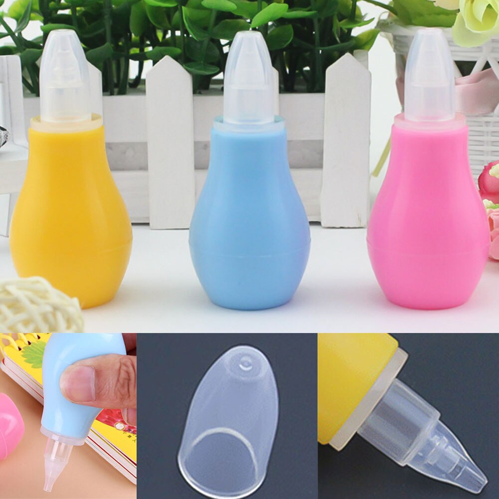 Neugeborenen Baby freundlicher Nase Sauger Kleinkind Nase Reiniger Kleinkind Rotz Vakuum Sauger Weiche Spitze Reiniger Baby Pflege Produkte