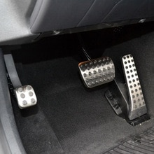 Stainless steel pedal for Mercedes Benz C E S GLK SLK CLS SL-Class W203 W204 W211 W212 W210 W205 accelerator brake footrest pad