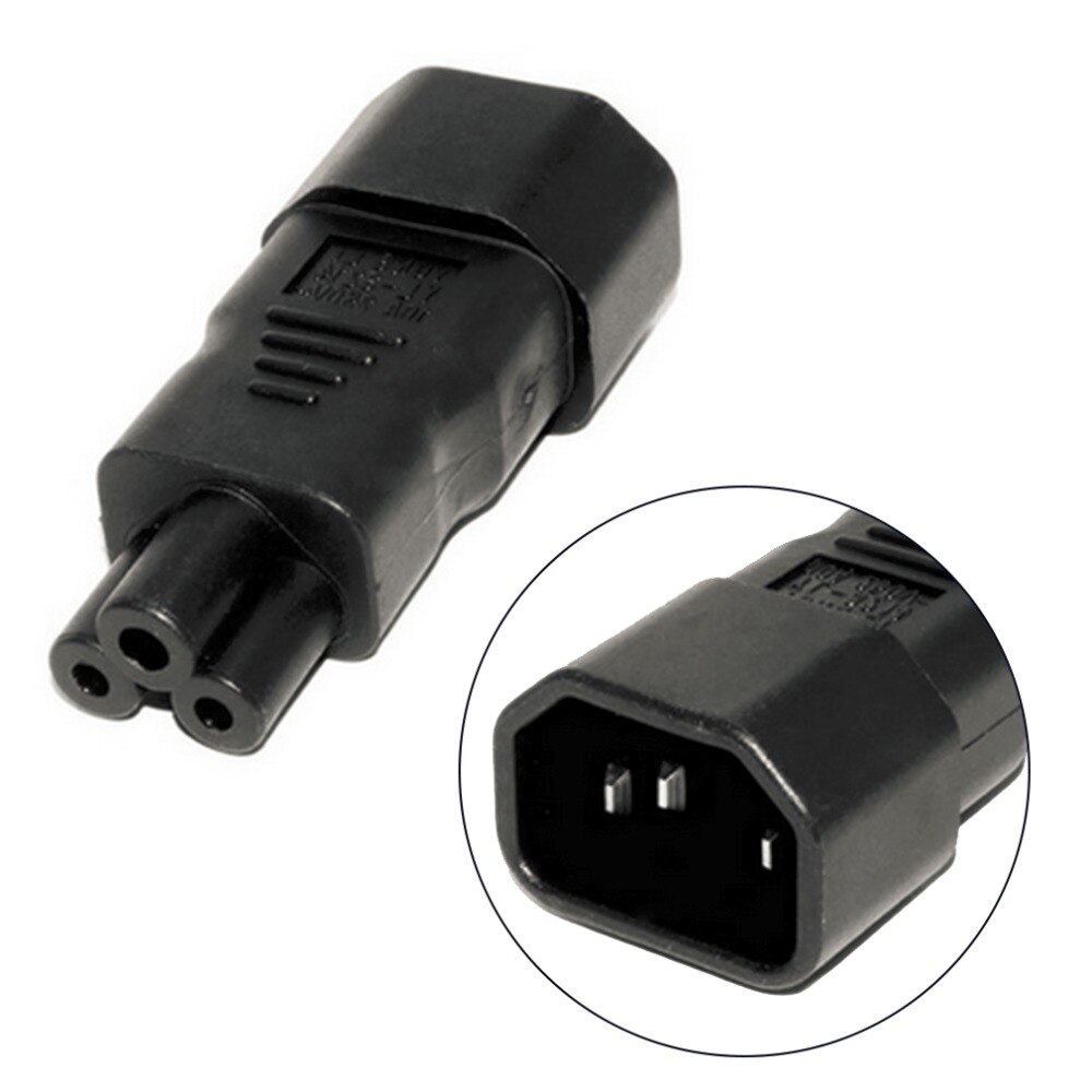 1pcs Plug Convertor C5 To C14 IEC320 Female Power Industrial Plug Adapter
