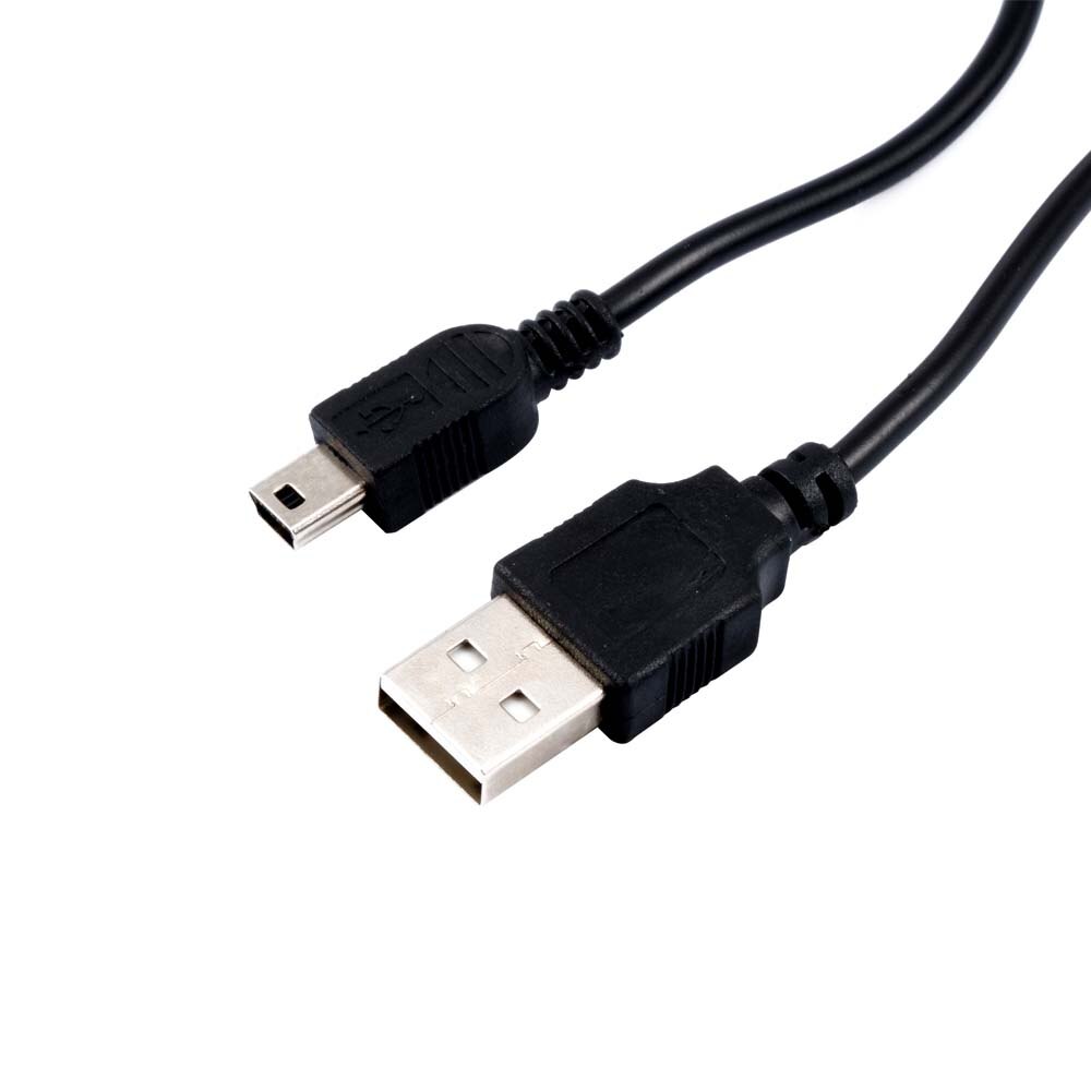 USB 2.0 A Male to Mini 5 Pin B Data Charging Cable Cord Adapter