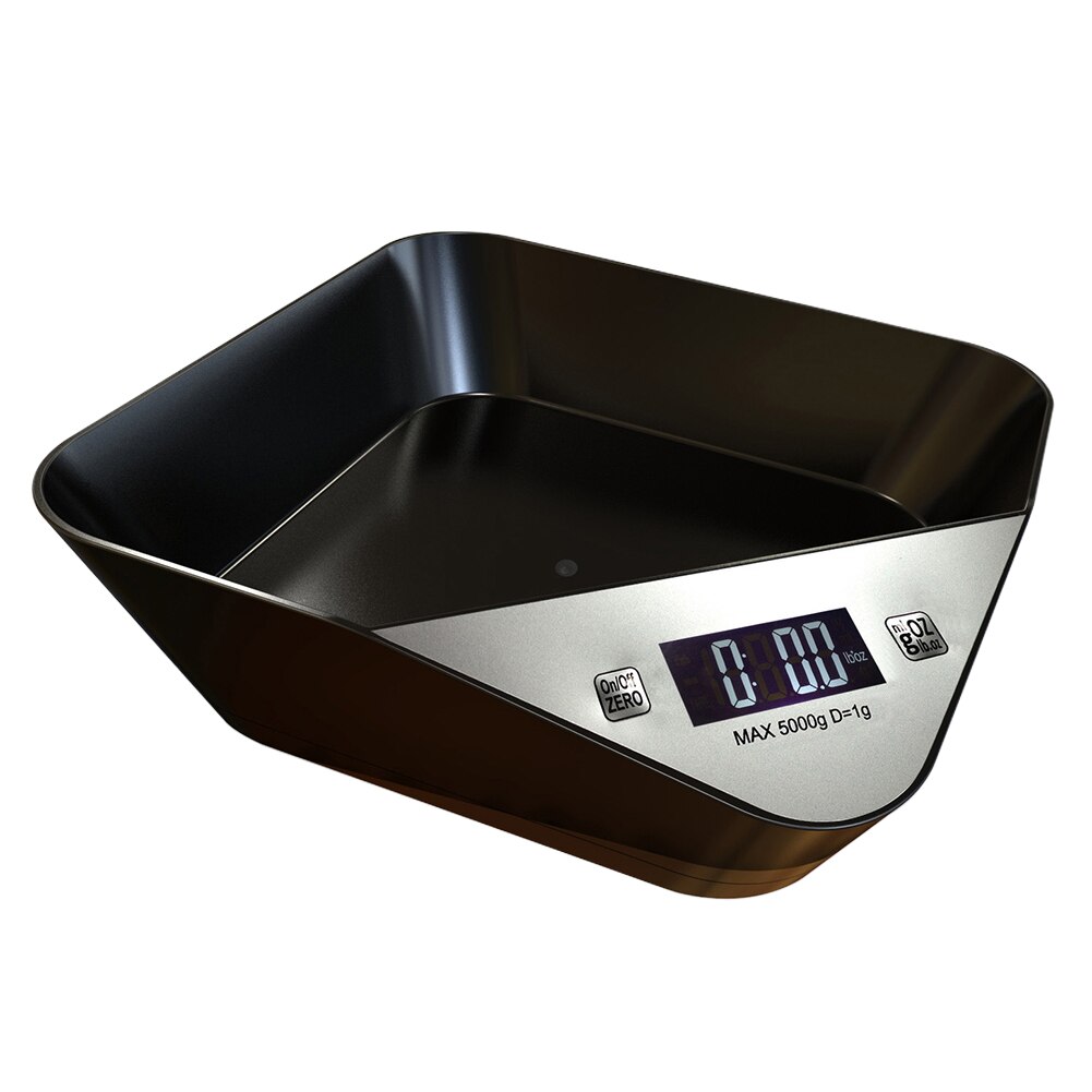 Kitchen Scale Home Food Weighing ABS Tools Measuring Battery Powered Bowl LCD Display Puppy Mini Durable Multifunction Digital