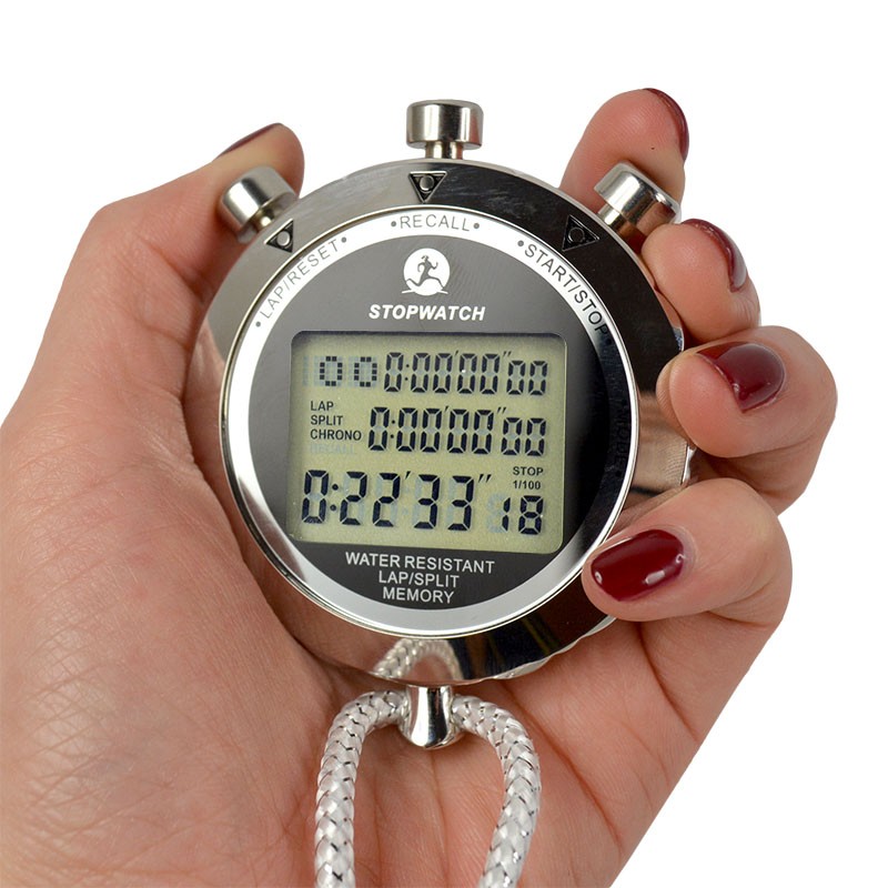 Multifuction Digital Stopwatch Portable Outdoor Sports Running Training Time Timer Chronograph Counter Stop Watch