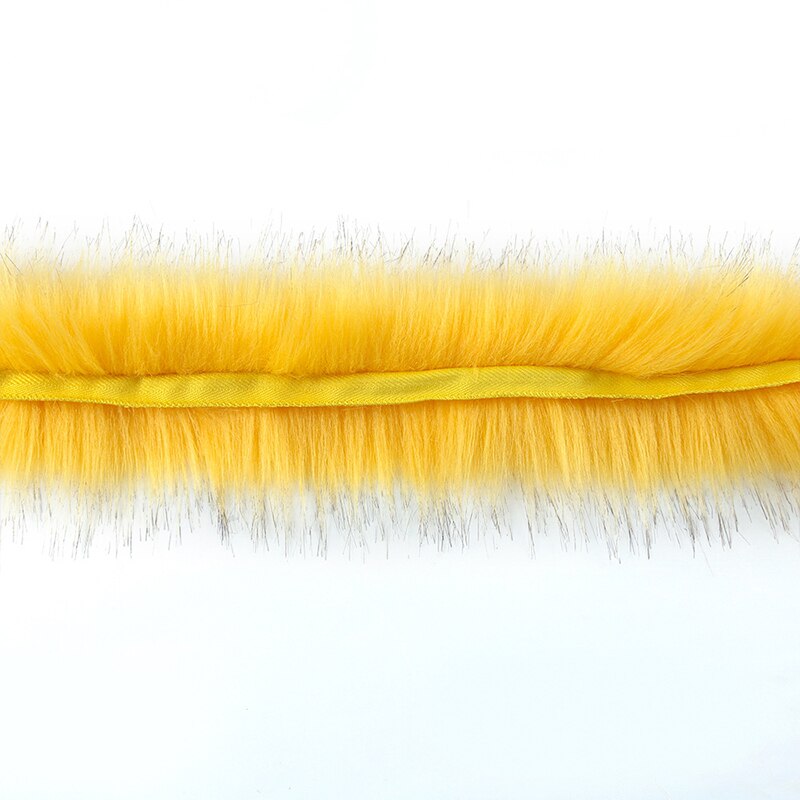 Verdickt Künstliche Kaninchen Fell Trim Kleidung Zubehör Faux Pelz Streifen Für Pullover Mantel Haube Hut DIY Flauschigen Bekleidungs Materialien