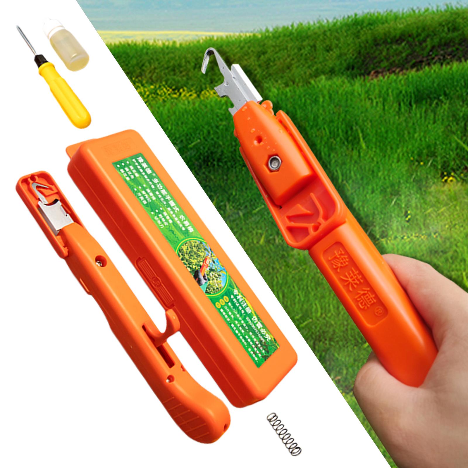 Handheld Fruit Picker W/ Screwdriver Bended Blade Thumb Knives for Garden Sichuan Peppercorn