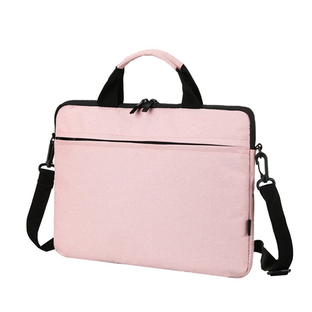 13.3 14 15.6 calowy Laptop torebka pokrowiec etui na notebooka pokrowiec na ramię torba dla Lenovo dla HP dla Dell dla Asus dla Samsung: Różowy / 15.6 inch