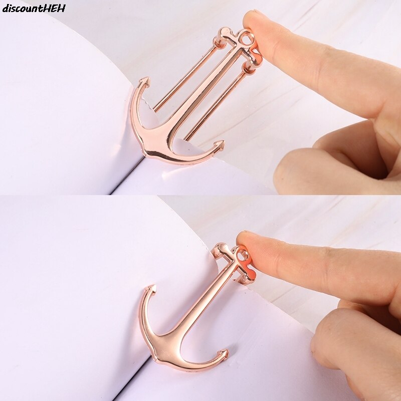 Anchor Bookmarks Bookmark Metal Page Holder for Students Teachers Graduation School Office Supplies