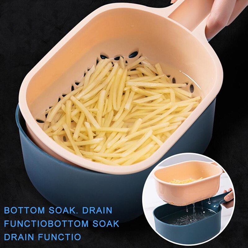 Kitchen Vegetable Chopper Cutter Gadgets Cooking Tools Food Fruit Grater Salad Maker Onion Potato Mandoline Slicer Accessories