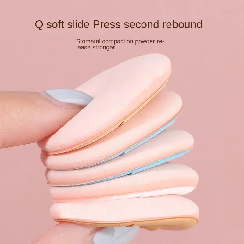 Puff bilden 6 Stück Mini-Finger-Puder-Schwamm für Stiftung, wiederverwendbar, verlieren Puderquaste, geeignet für Damen-machen-hoch, funktionelles Werkzeug