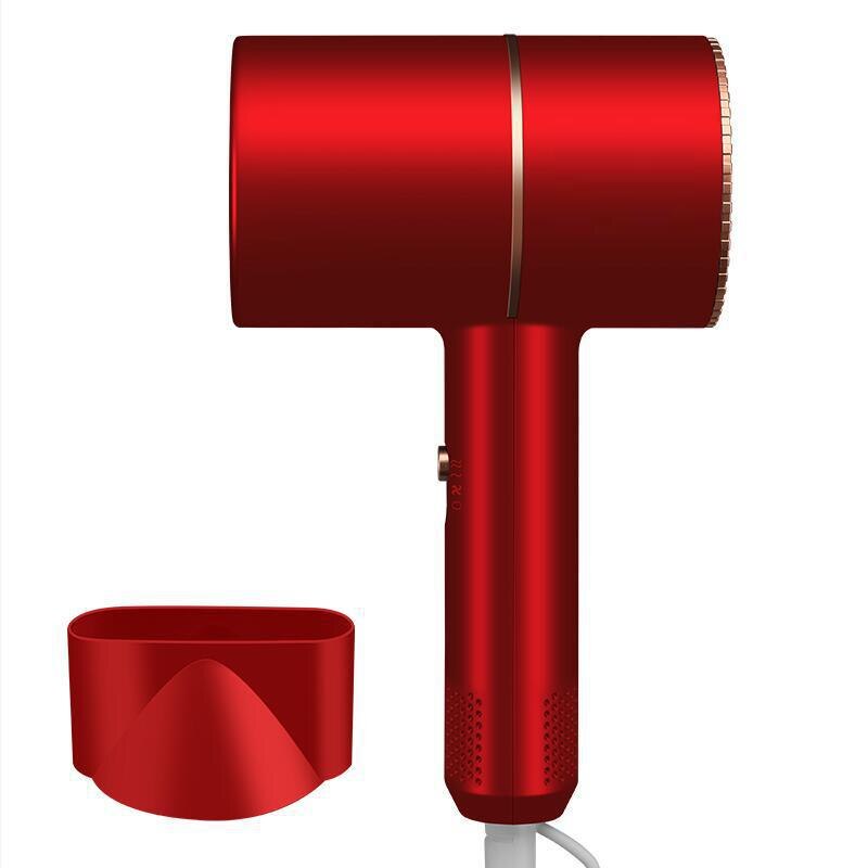 Hair Dryer Household Hair Dryer Heating and Cooling Air Hair Dryer Household Appliances High Power Hair Dryer: red / US