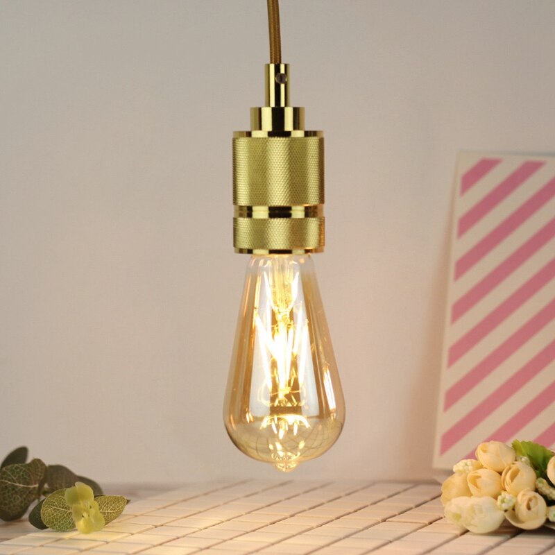 Retro 4w 6w led-lampor  e27 sockel 220v varmvita 2700k vackra glödlampor 6 cps ett set