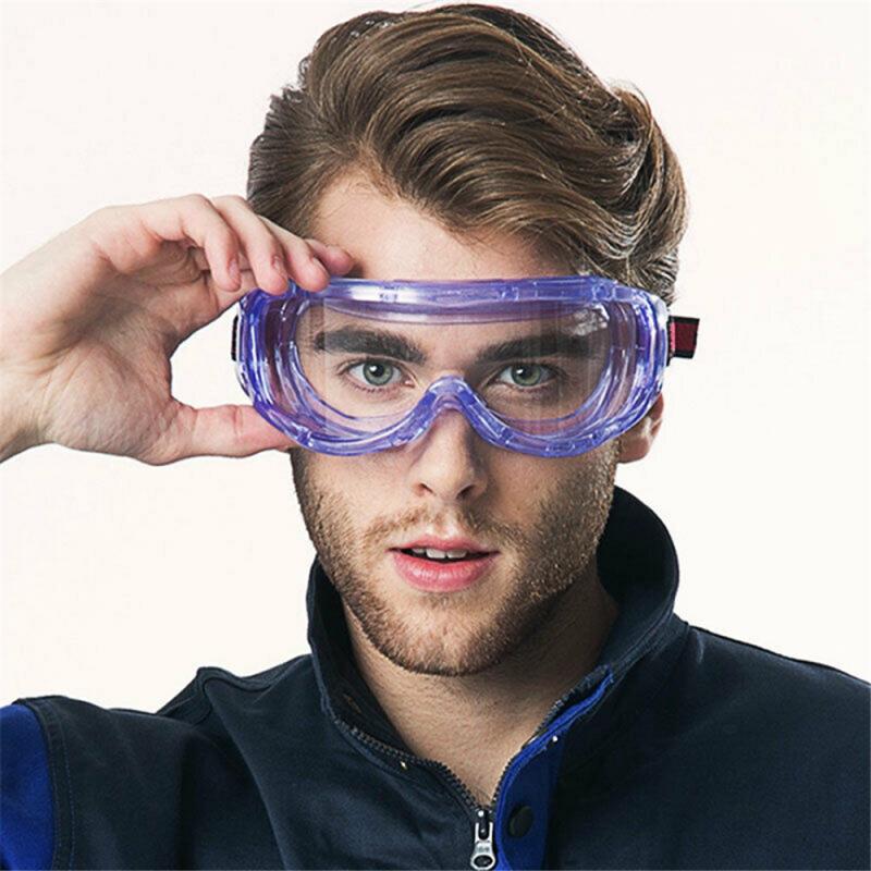 Unisex Safety Goggles Eye Protection Glasses Clear Anti-Fog Lens Work Protective Eye Protection Goggles Riding Eyewear Goggles