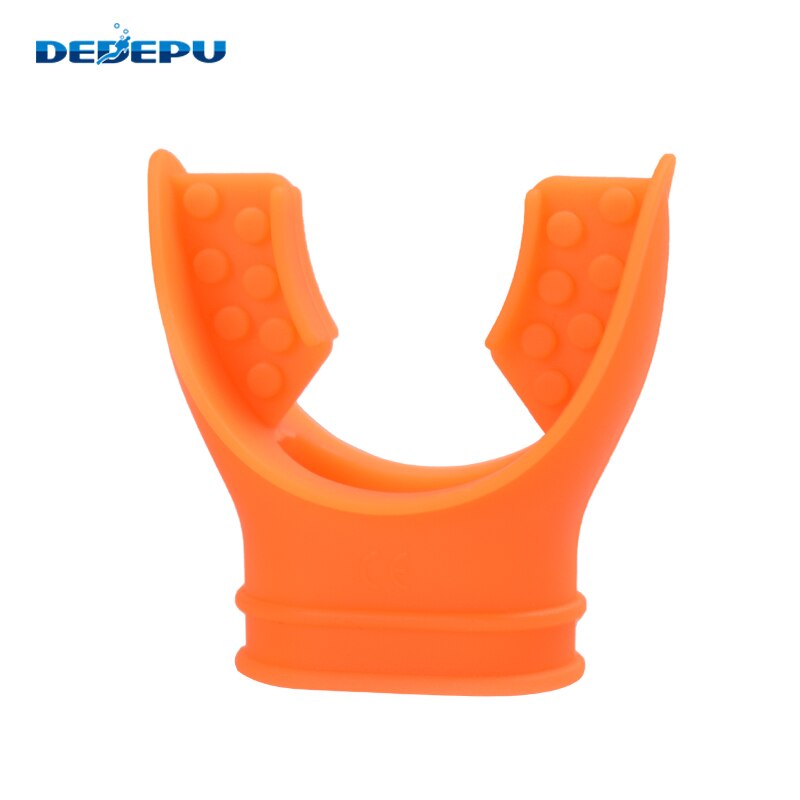 DEDEPU Silicone Bite Mouthpiece Diving Scuba Dive Snorkel Mouth Piece Diving Swimming Cylinder Breathing Equipment: Burgundy