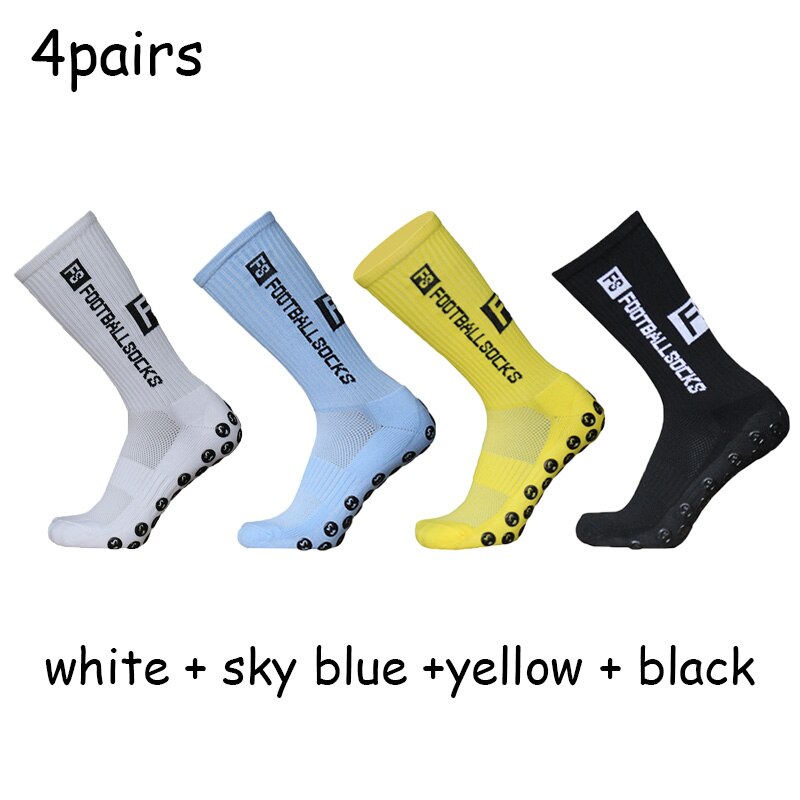 FS Football Socks Non-slip Silicone Bottom Compressed Breathable Grip soccer socks Baseball Socks Men Women: mix1