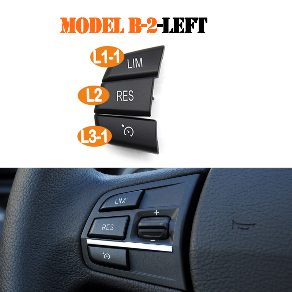 Auto Lenkrad Kontrolle Schalter Tasten Für 1 3 4 5 6 7 X3 X5 Serie F20 F30 F34 F36 F10 F11 F07 F12 F01 F02 F15 F16 F25 F26: Grün