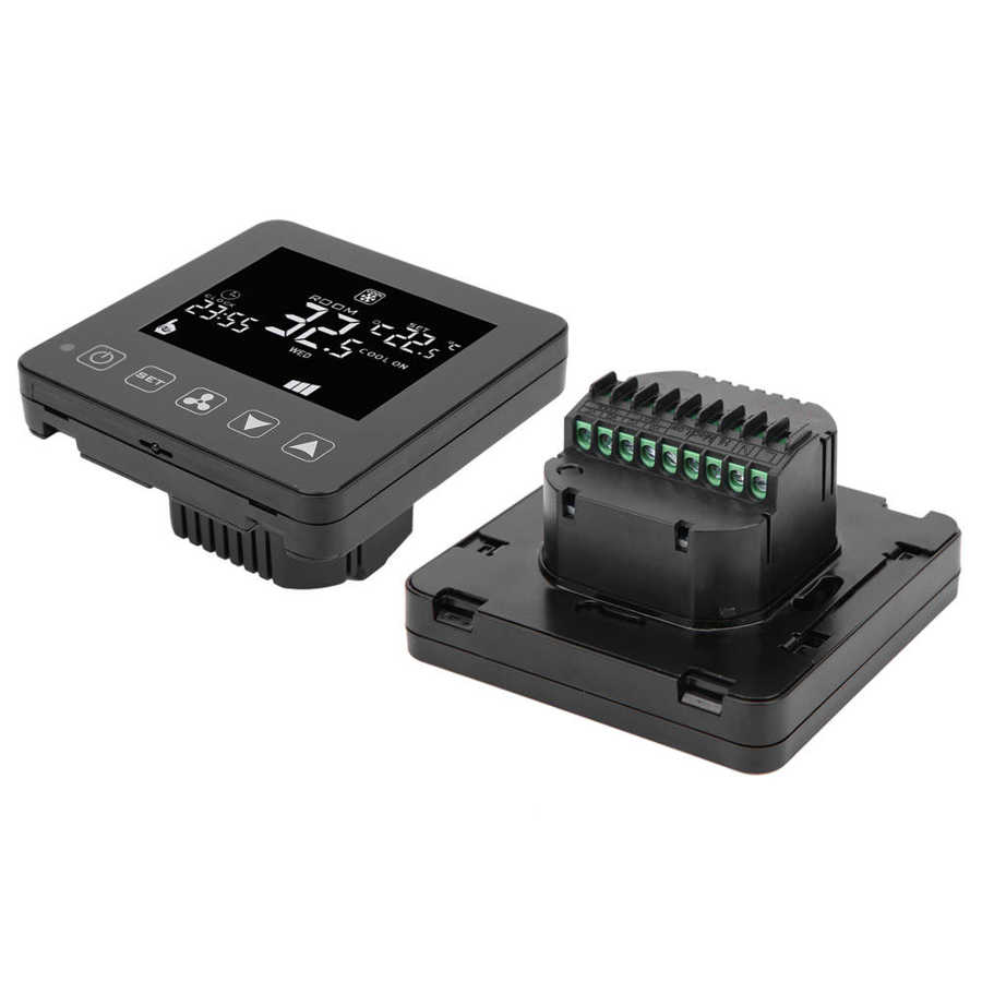 Intelligent Thermostat Automatic Heating & Cooling Room Temperature Display Central Air Conditioner Thermostat nergy-saving for