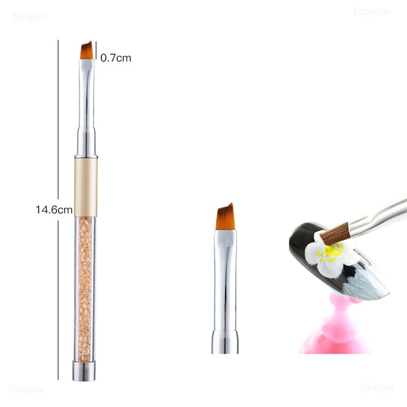 Stylo pour vernis à ongles nail art, lot de 1, dégradé, UV gel, lignes, rayures, grille, outil de manucure, DIY,: No.11
