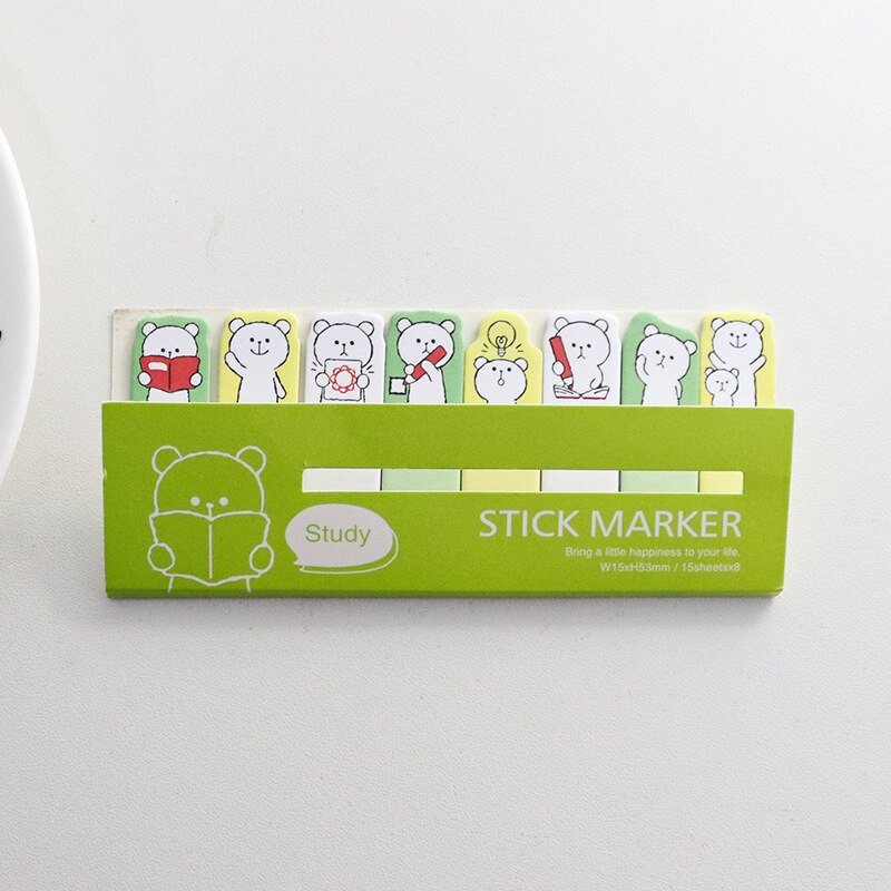 Koreaanse Briefpapier Memo Mini Dier Kawaii Planner Stickers Vaste Bericht Papier School Kantoorbenodigdheden Leuke Memo Pads: D