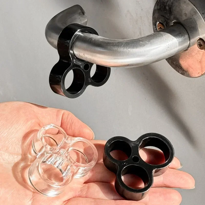 1/20x Handvat Deurstopper Ponsvrije Handvat Bescherming Buffer Pad Transparant Ronde Huishoudelijke Muur Anti-Collision Beschermd Pad