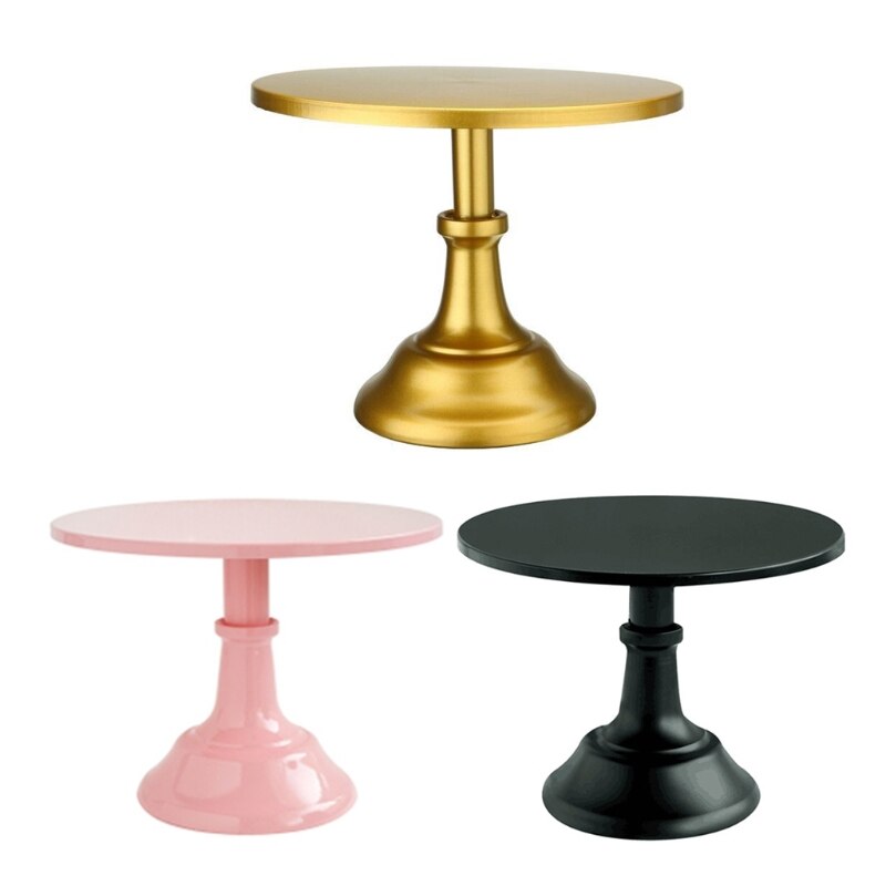 Round Pedestal Dessert Table High Tray Cake Stand Holder Cupcake Display