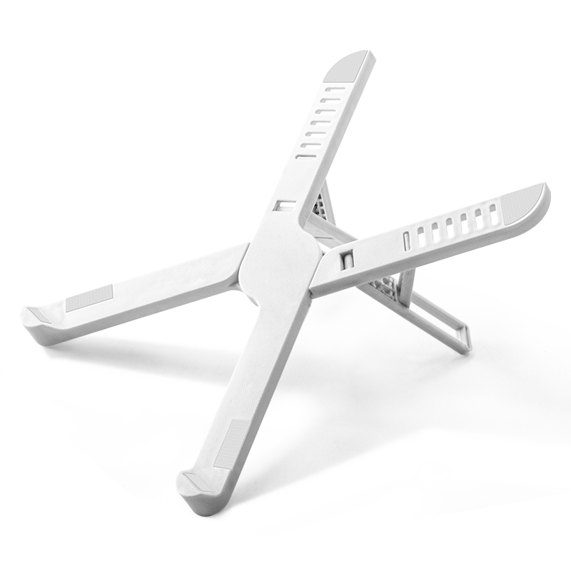 Laptopholder til macbook, foldbar, justerbar aluminiums computer, pc, tablet-holder, notebook-bord, bærbar computerholder, varmeafledning: Rød